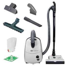 SEBO Airbelt E3 Premium Canister Vacuum White (91641AM/91646AM)