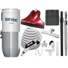 DuoVac Air 50 Central Vacuum & TurboCat Pro Combo Kit