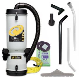 ProTeam LineVacer HEPA Backpack Vacuum w/ High Filtration Tool Kit 100277