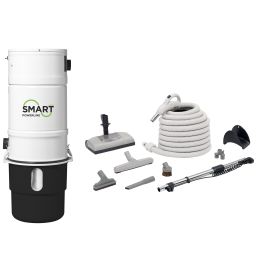 Smart SMP400 Central Vacuum & SMKIT3 Combo Kit 35'