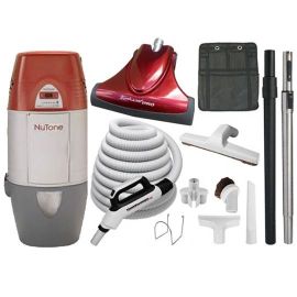 NuTone VX1000C Cyclonic Central Vacuum and TurboCat Pro Combo Kit 