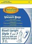 Bissell Style 1 & Style 7 Replacement Bags 840