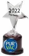 #1 Dealer for Purvac Central Vacuums - award winnner for sales and service.